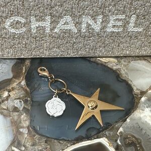 CHANEL Holiday 2025 Star Comet Gold Charm with CC Logo
